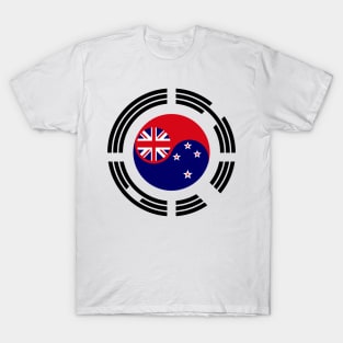 Korean New Zealander Multinational Patriot Flag Series T-Shirt